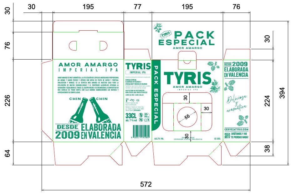 tyris / hijos de rivera — packaging & diseño de campaña 4